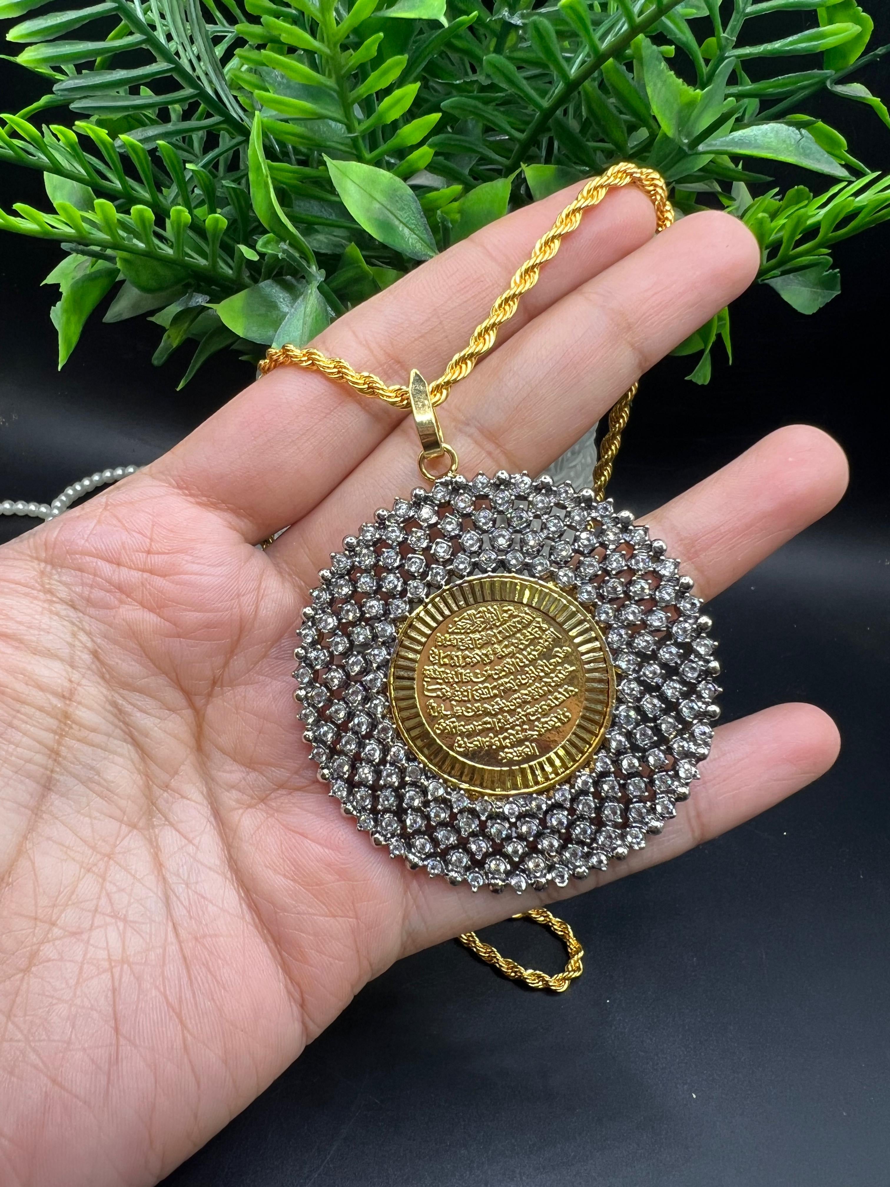 Calligraphy pendant